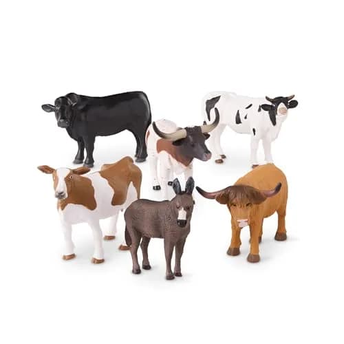 Terra by Battat Farm Animal Toy Set, 6 Realistic Figurines, Farm Animal Set | Educational & Durable Miniature Farm Animals thumbnail 6