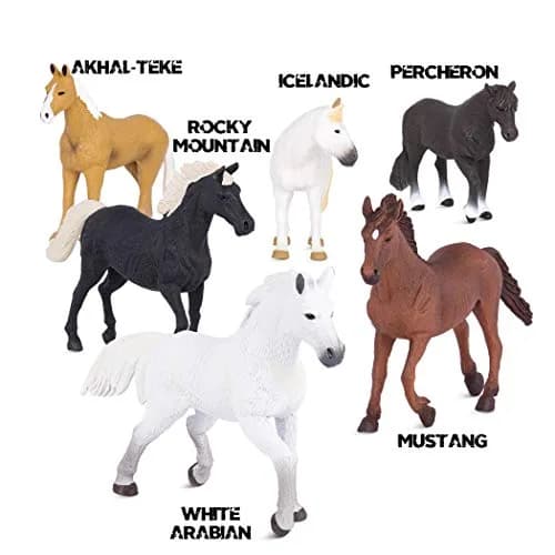 Terra by Battat Horse Toys, 6 Realistic Plastic Animal Figures, 6-Piece Set | ASTM-Tested Educational Toy thumbnail 3