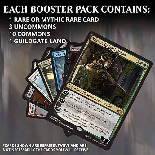Magic: The Gathering Guilds of Ravnica Bundle | 10 Booster Packs + Land Cards (230 Cards) | Accessories thumbnail 4