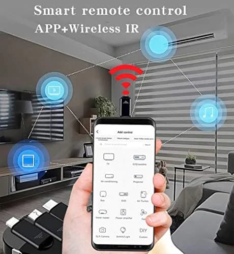 Tuanzi R09 Mini Smartphone IR Remote Controller Adapter Type-C Black | Universal Infrared Control thumbnail 2