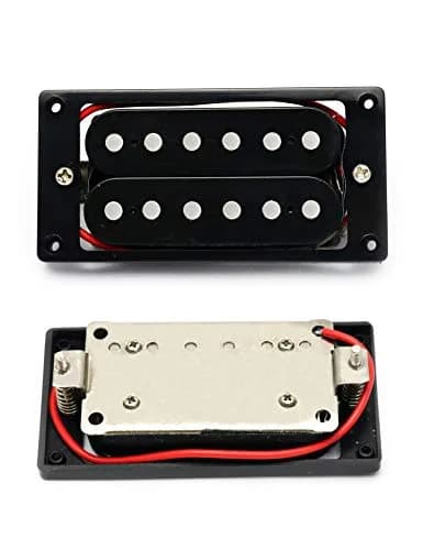 Metallor Double Coil Humbucker Pickup Set for Electric Guitar | Black Ceramic Magnet, 15.05K/15.3K DC Resistance thumbnail 5