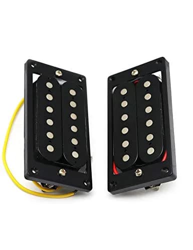 Metallor Double Coil Humbucker Pickup Set for Electric Guitar | Black Ceramic Magnet, 15.05K/15.3K DC Resistance thumbnail 7