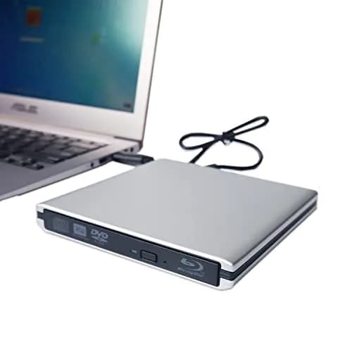 Y-NX Optical Disc Drive USB C & USB 3.0 Blu-ray Player 15x14.2x1.4cm | Supports 3D Blu-ray, DVD & CD (70-120c) thumbnail 1