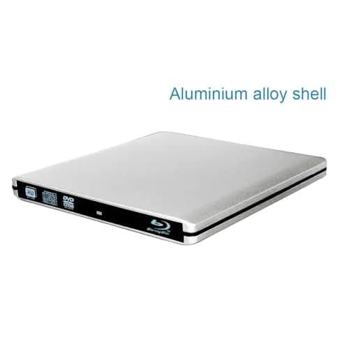 Y-NX Optical Disc Drive USB C & USB 3.0 Blu-ray Player 15x14.2x1.4cm | Supports 3D Blu-ray, DVD & CD (70-120c) thumbnail 4