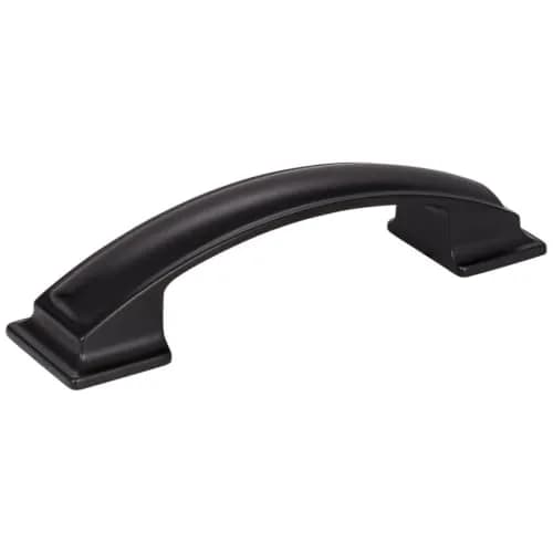 Jeffrey Alexander Annadale 96 mm Center-to-Center Bar Pull, Matte Black 435-96MB | Bold Handle for Cabinets & Furniture thumbnail 1