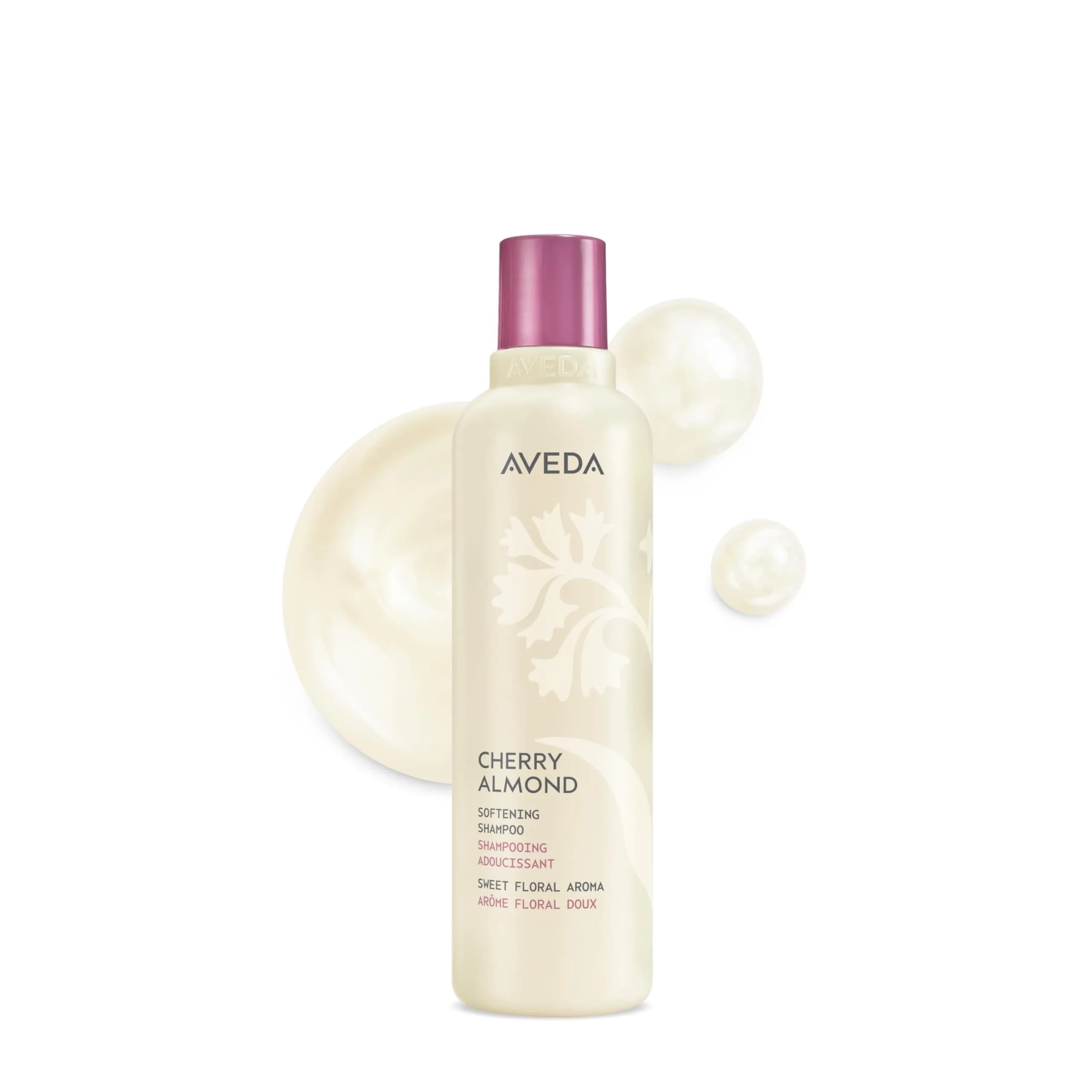 AVEDA Cherry Almond Softening Shampoo 8.5 Fl Oz | Adds Softness & Shine for Normal to Dry Hair