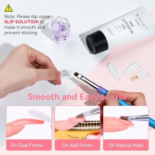 Makartt White Poly Nail Gel 50ML (1.7 Fl Oz) | Professional Gel Builder for Nail Art thumbnail 5
