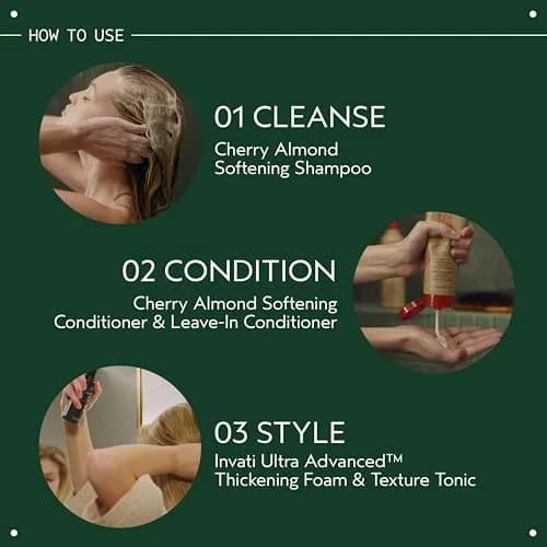AVEDA Cherry Almond Softening Conditioner 6.7 Fl Oz | Naturally Derived, Silicone-Free for Normal to Dry Hair thumbnail 5
