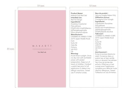 Makartt Poly Nail Gel 50ML Natural Pink Gel Builder | Thick Formula for Easy Sculpting thumbnail 9
