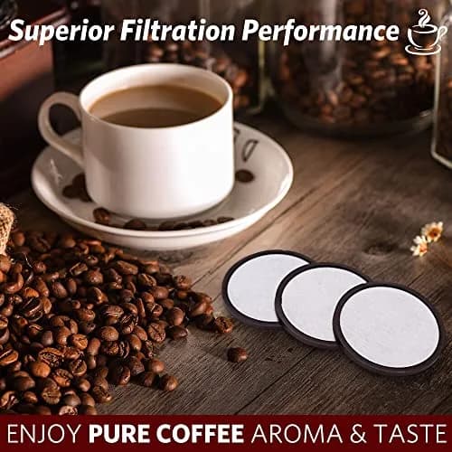 Anmumu Replacement Coffee Filters for Mr. Coffee 4-12 Cups | Water Filtration Discs (70-120c) thumbnail 2