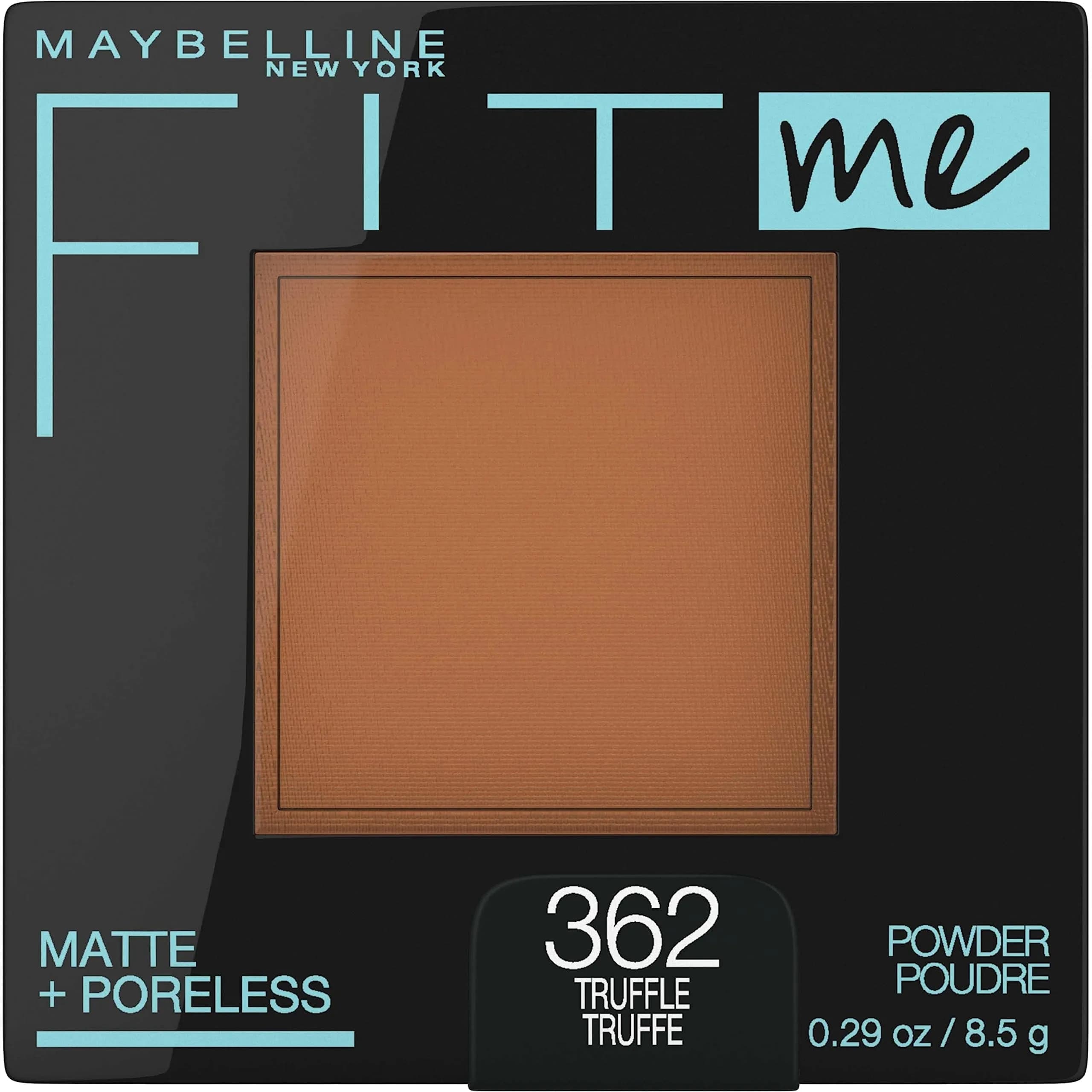 Maybelline Fit Me Matte + Poreless Pressed Face Powder Truffle 8g (0.29 Oz) | Shine Control for Normal to Oily Skin - main product image
