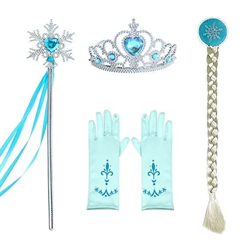 Party Chili Princess Costume Dress Up for Girls 8-9 Years | Princess Dress with Accessories thumbnail 2