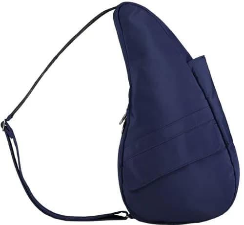 AmeriBag Healthy Back Bag 15" Microfiber Crossbody Sling Navy | Ergonomic, Water-Resistant, Compact thumbnail 4