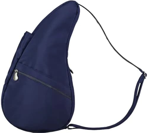 AmeriBag Healthy Back Bag 15" Microfiber Crossbody Sling Navy | Ergonomic, Water-Resistant, Compact thumbnail 6