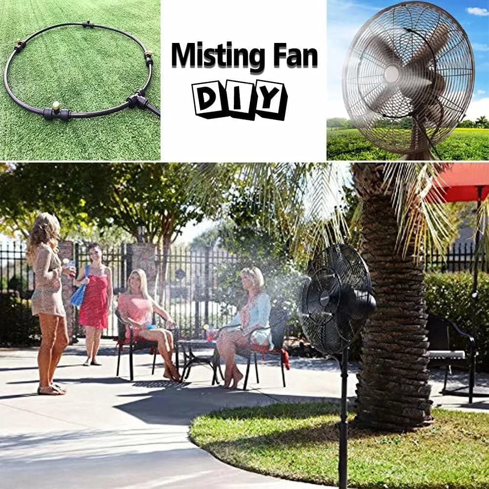 LANDGARDEN Misting Cooling System 10m (33ft) with Brass Nozzles | Cools Patios & Gardens - view 2