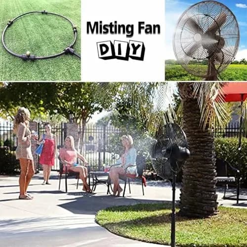LANDGARDEN Misting Cooling System 10m (33ft) with Brass Nozzles | Cools Patios & Gardens thumbnail 2