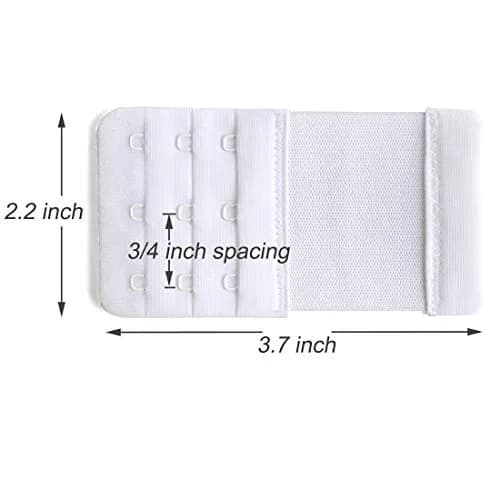 YARBAR Women's Bra Extenders 3 Hook Elastic Stretchy Strap | Comfortable Fit for All Sizes thumbnail 2