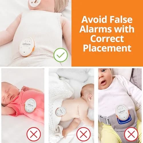 Levana Oma Sense Portable Baby Breathing Monitor with Vibrations & Alerts | Peace of Mind for Parents thumbnail 2