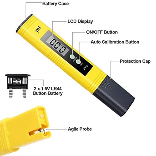GuDoQi PH Meter, TDS Meter Combo, 4-in-1 Water Test Kit, Digital pH, PPM, EC, Temp for Drinking Water & Hydroponics thumbnail 3