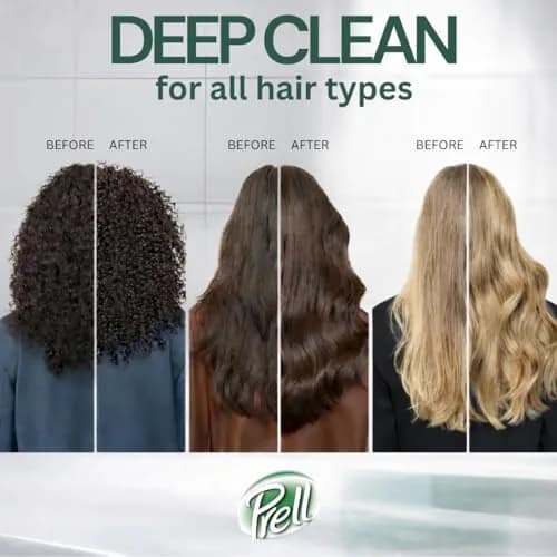 Prell Classic Clean Shampoo, Leaves Hair Healthy, Shiny and Full of Texture without Causing Dryness, Alcohol Free, 13.5 Fl Oz (Pack of 6) | Deep Cleansing Shampoo thumbnail 6