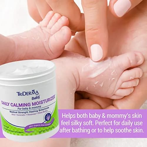 TriDerma Baby Moisturizing Lotion 16oz | Fragrance-Free, Sensitive Skin Support thumbnail 2