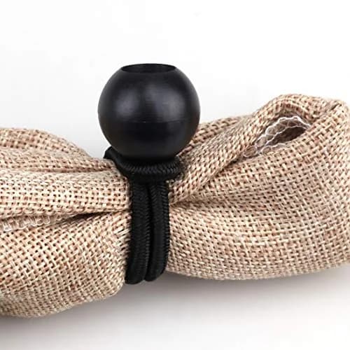 AOPRIE 30 Pack Black Bungee Balls | Heavy Duty Weather Resistant Tie Downs in India thumbnail 4