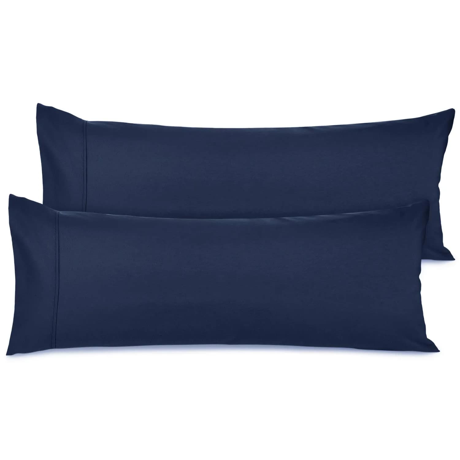 Nestl Body Pillow Cover – Microfiber Pillowcase – Lightweight Navy Blue – 20x54 Inches | Ultra Soft & Breathable