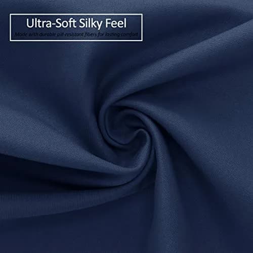 Nestl Body Pillow Cover – Microfiber Pillowcase – Lightweight Navy Blue – 20x54 Inches | Ultra Soft & Breathable thumbnail 6