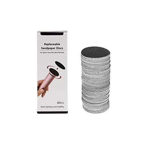 AONOLOVO 60PCS Replaceable Sandpaper Discs 180 Grit | Durable Foot File Refills for Callus Removal thumbnail 9