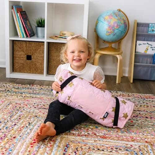 Wildkin Modern Nap Mat with Pillow and Blanket for Boys - Stars | Toddler Travel Bed for Daycare & Preschool thumbnail 6