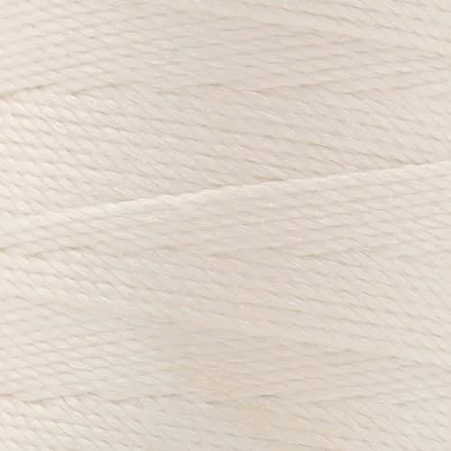 The Beadsmith Pure Silk Cord White Size F 0.348 mm (0.0137") 420 ft | Luxury Jewelry Stringing thumbnail 2