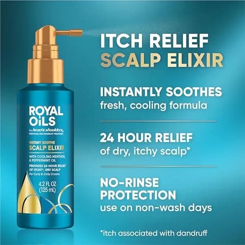 Head & Shoulders Royal Oils Instant Soothe Scalp Elixir 4.2 fl oz | No-Rinse Relief for Textured Hair thumbnail 2