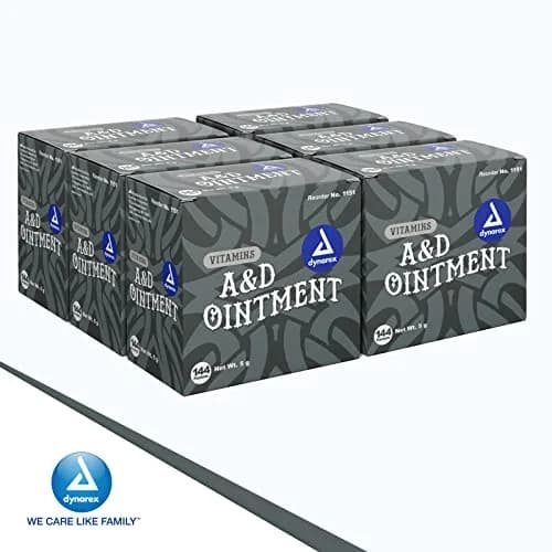 Dynarex Vitamins A&D Ointment Without Lanolin 5g Packets | Protects Minor Cuts, Burns, Dry Skin & Tattoo Aftercare thumbnail 7