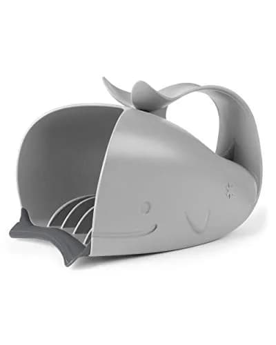 Skip Hop MOBY Tear-Free Bath Rinse Cup with Waterfall Spout, Grey | 710ml (24 Fl Oz) Capacity thumbnail 6