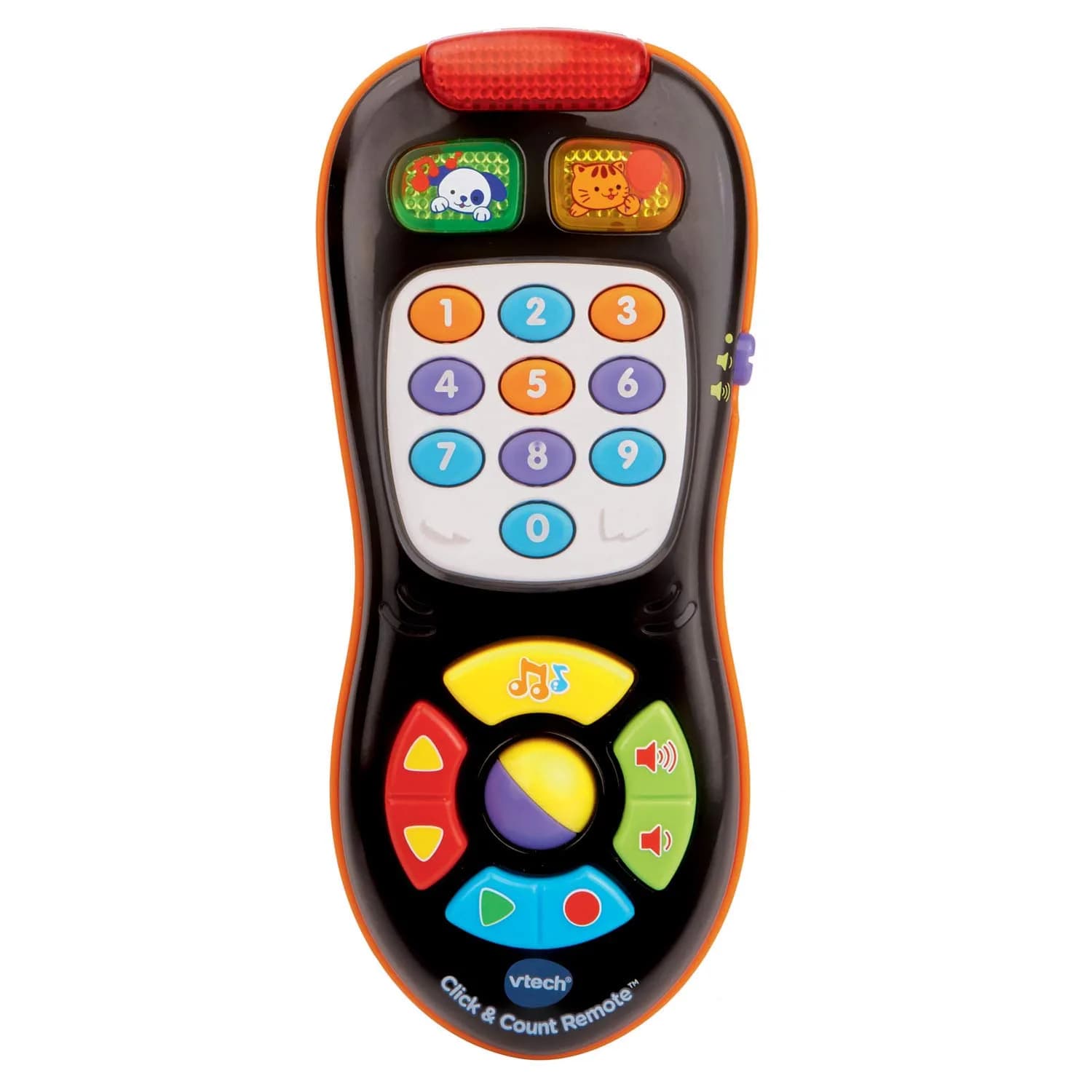 VTech Click and Count Remote, Black | Educational Baby & Toddler Toy for 6-36 Months