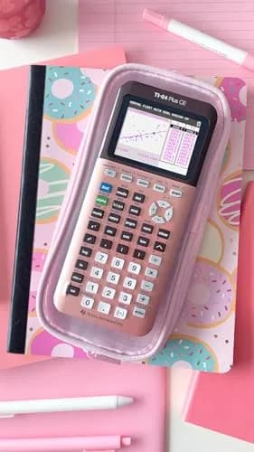 Texas Instruments TI-84 Plus CE Graphing Calculator, Rose Gold 25cm (9.8in) | Python Enabled, Color Display thumbnail 8