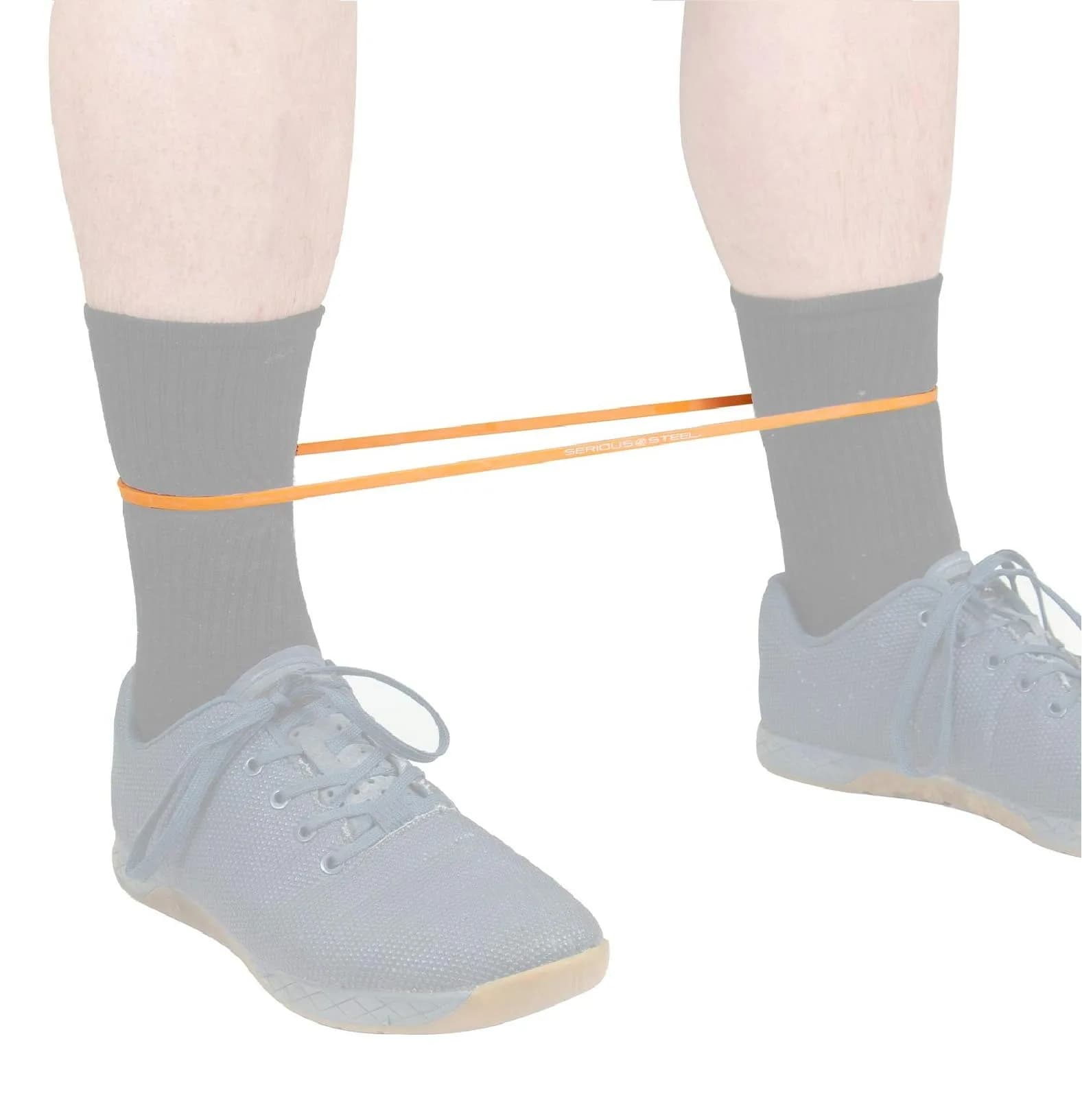 Serious Steel Fitness 12 inch Resistance Bands #0 Orange | Hip & Glute Activation, Warm-Ups