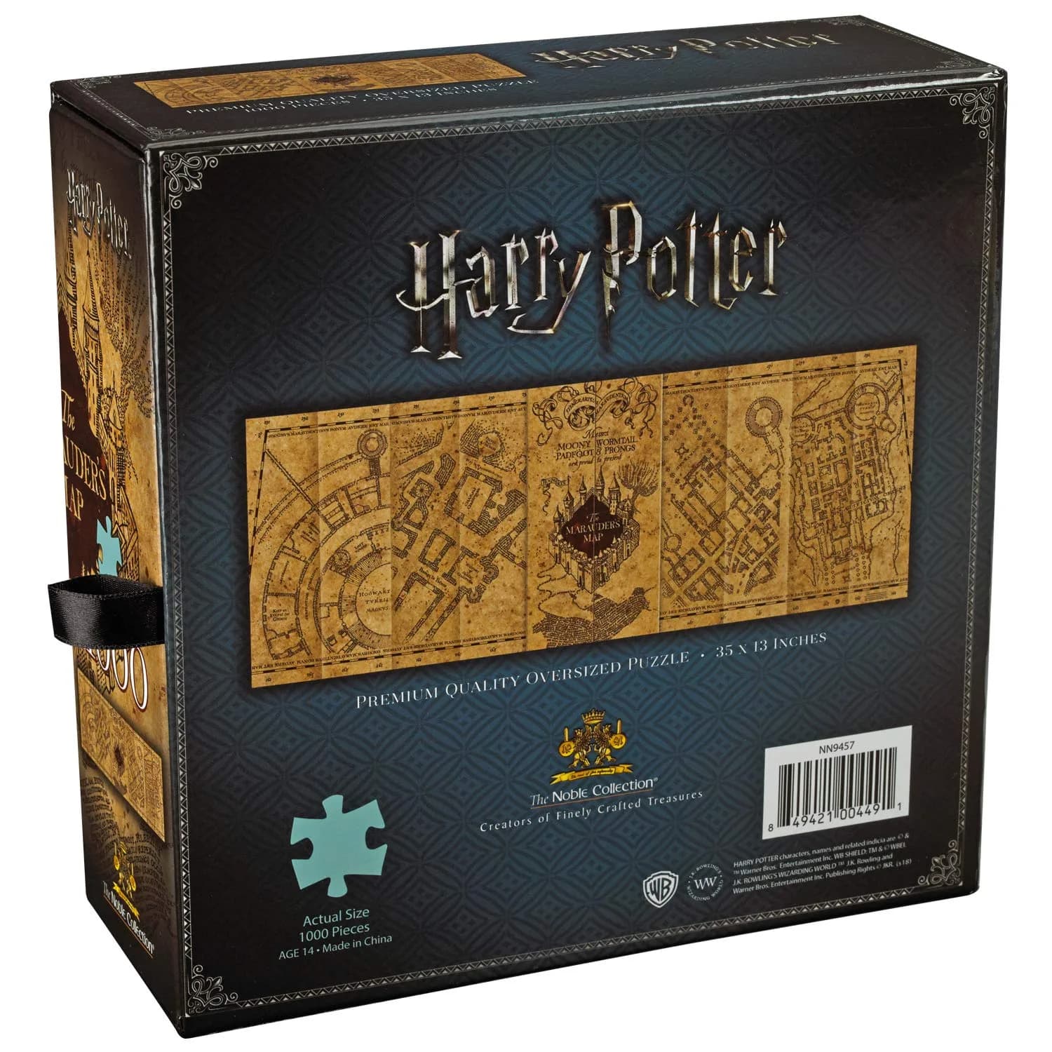 The Noble Collection Harry Potter Marauder's Map 1000-Piece Jigsaw Puzzle | Officially Authorized by Warner Brothers - view 5