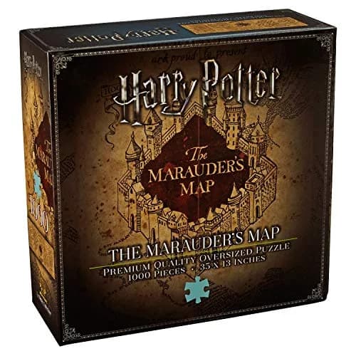The Noble Collection Harry Potter Marauder's Map 1000-Piece Jigsaw Puzzle | Officially Authorized by Warner Brothers thumbnail 1