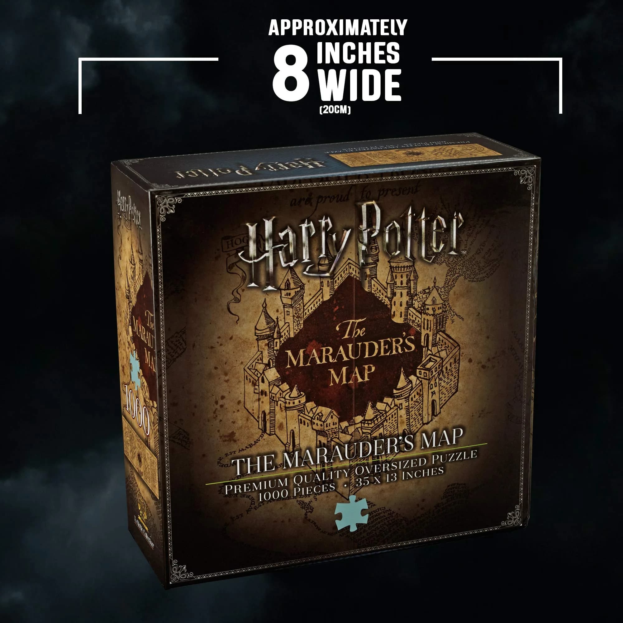 The Noble Collection Harry Potter Marauder's Map 1000-Piece Jigsaw Puzzle | Officially Authorized by Warner Brothers - view 3