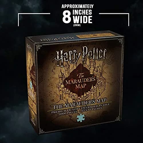 The Noble Collection Harry Potter Marauder's Map 1000-Piece Jigsaw Puzzle | Officially Authorized by Warner Brothers thumbnail 3