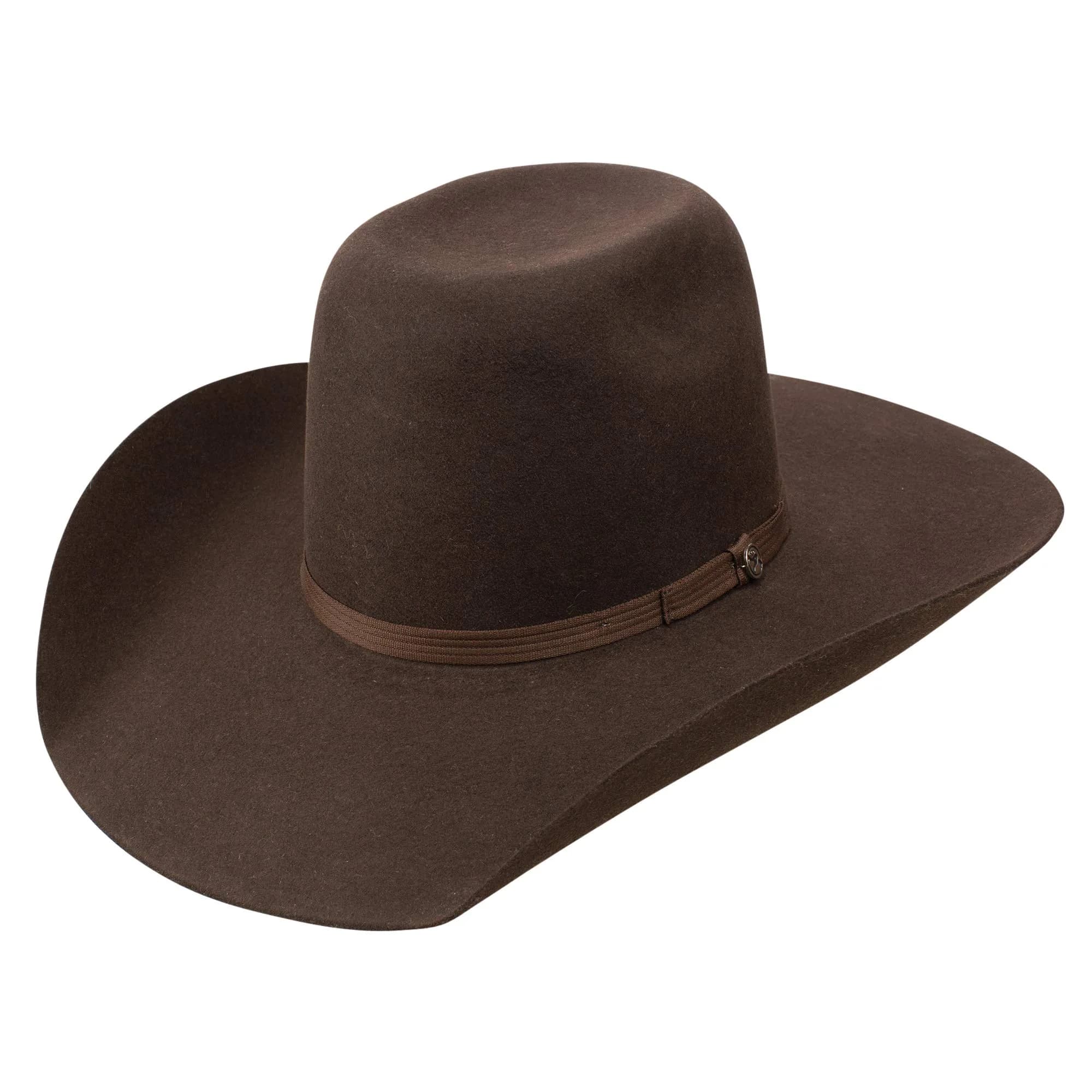 RESISTOL Hooey Day Money 4X Wool Cowboy Hat 13.5cm (5.25in) Brim, Chocolate — Chocolate
