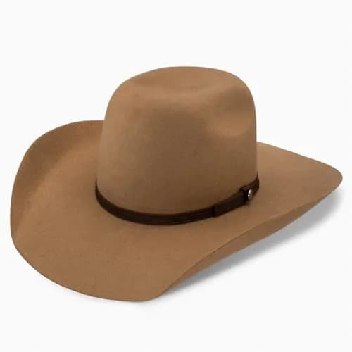RESISTOL Men's Hooey Day Money 4X Cowboy Hat Pecan 7 1/2 | Rugged Wool Performance thumbnail 1