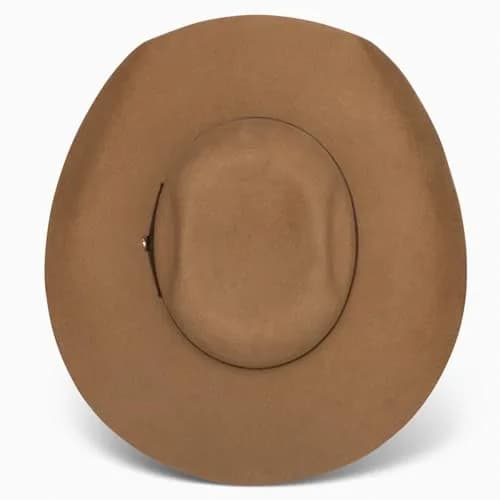 RESISTOL Men's Hooey Day Money 4X Cowboy Hat Pecan 7 1/2 | Rugged Wool Performance thumbnail 4