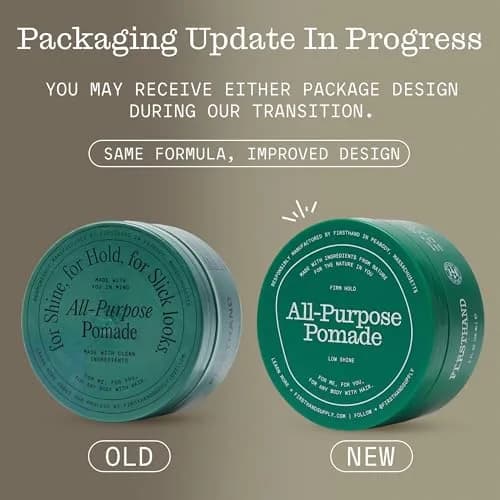 Firsthand Supply All-Purpose Hair Pomade 3oz | Firm Hold, Low Shine, Organic & Water Based thumbnail 8