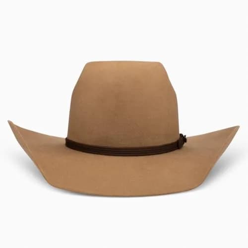 RESISTOL Men's Hooey by Day Money 4X Cowboy Hat Pecan 7 1/8 | Rugged Wool Rodeo Headwear thumbnail 3