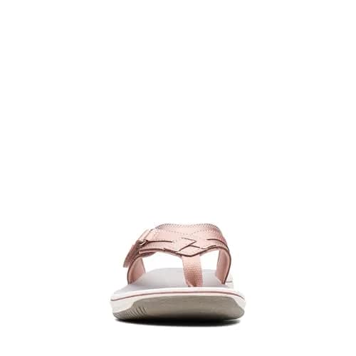 Clarks Breeze Sea Flip-Flop 11 | Rose Gold Synthetic, Casual Comfort, Heel 30mm thumbnail 5