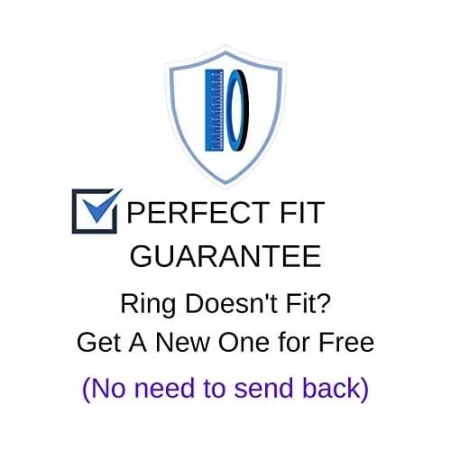 ROQ Black Silicone Wedding Ring for Men, Size 14 (8mm Wide, 2mm Thick) | Comfort Fit Breathable Rubber Band thumbnail 3