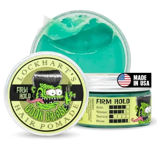 Lockhart's Goon Grease Oil-Based Pomade for Men, Firm Hold & Shine, 3.4 oz | Classic, Reworkable, Moisturizing thumbnail 1