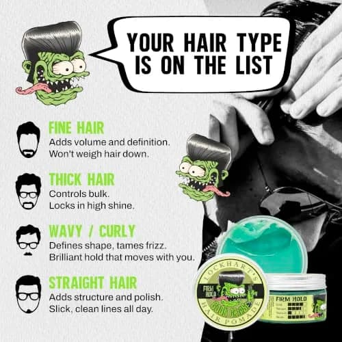 Lockhart's Goon Grease Oil-Based Pomade for Men, Firm Hold & Shine, 3.4 oz | Classic, Reworkable, Moisturizing thumbnail 3